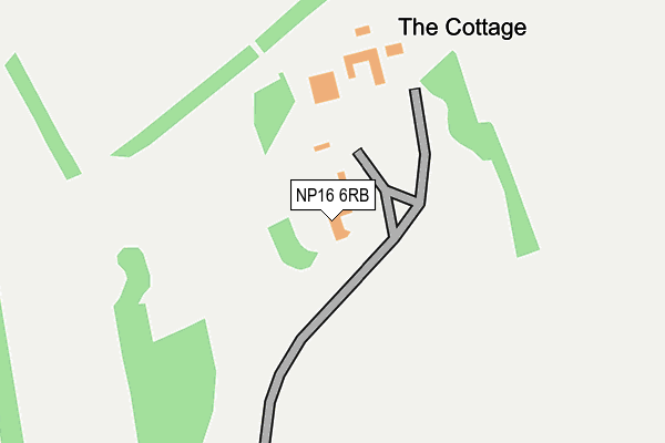 NP16 6RB map - OS OpenMap – Local (Ordnance Survey) NP16 6RB map - OS OpenMap – Local (Ordnance Survey)