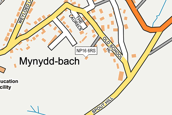 NP16 6RS map - OS OpenMap – Local (Ordnance Survey) NP16 6RS map - OS OpenMap – Local (Ordnance Survey)