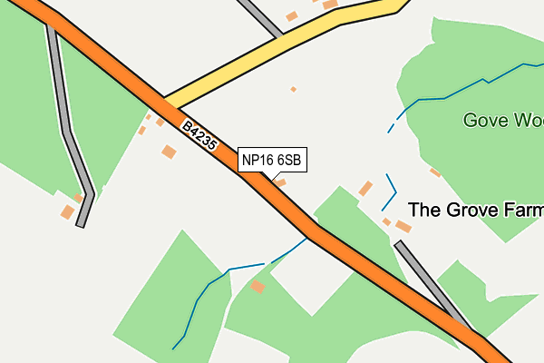 NP16 6SB map - OS OpenMap – Local (Ordnance Survey) NP16 6SB map - OS OpenMap – Local (Ordnance Survey)
