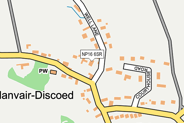NP16 6SR map - OS OpenMap – Local (Ordnance Survey) NP16 6SR map - OS OpenMap – Local (Ordnance Survey)