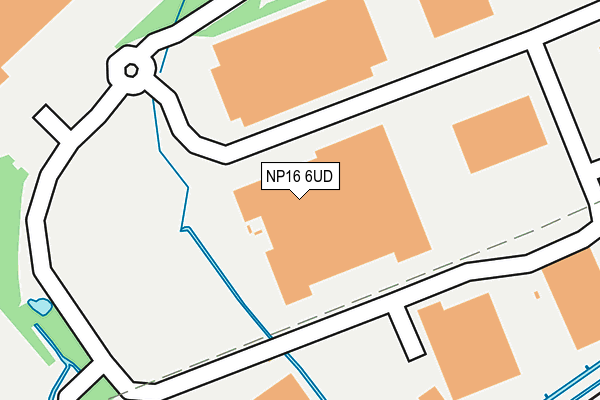 NP16 6UD map - OS OpenMap – Local (Ordnance Survey) NP16 6UD map - OS OpenMap – Local (Ordnance Survey)