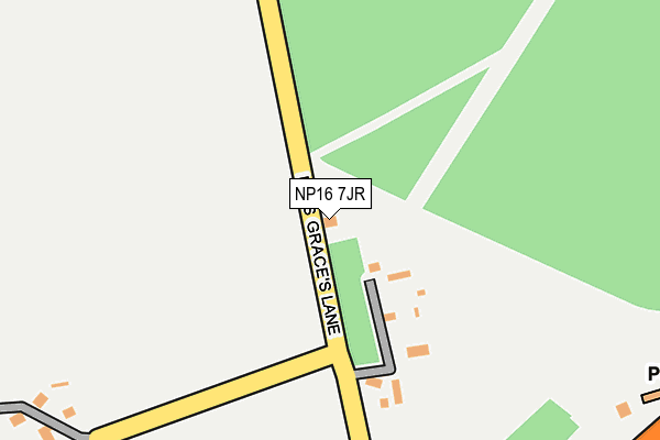 NP16 7JR map - OS OpenMap – Local (Ordnance Survey) NP16 7JR map - OS OpenMap – Local (Ordnance Survey)