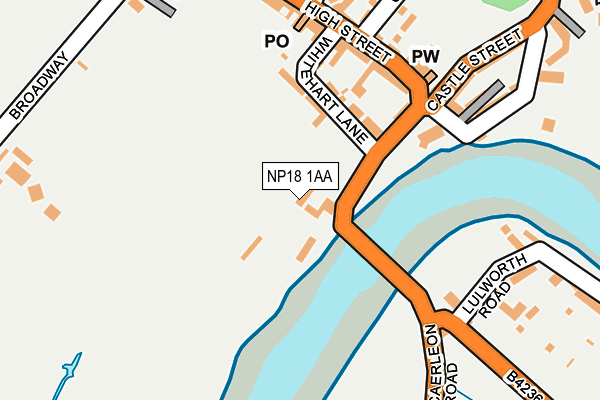 NP18 1AA map - OS OpenMap – Local (Ordnance Survey) NP18 1AA map - OS OpenMap – Local (Ordnance Survey)