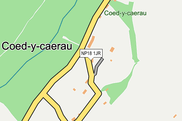 NP18 1JR map - OS OpenMap – Local (Ordnance Survey)