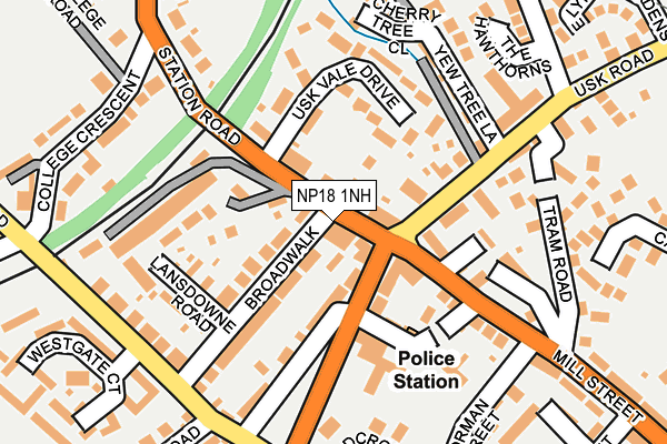 NP18 1NH map - OS OpenMap – Local (Ordnance Survey) NP18 1NH map - OS OpenMap – Local (Ordnance Survey)