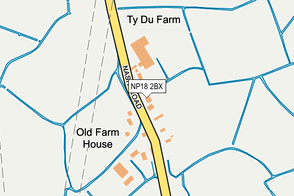 NP18 2BX map - OS OpenMap – Local (Ordnance Survey) NP18 2BX map - OS OpenMap – Local (Ordnance Survey)