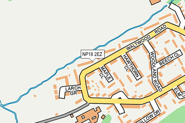 NP18 2EZ map - OS OpenMap – Local (Ordnance Survey) NP18 2EZ map - OS OpenMap – Local (Ordnance Survey)
