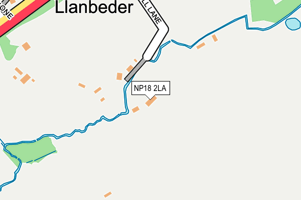 NP18 2LA map - OS OpenMap – Local (Ordnance Survey) NP18 2LA map - OS OpenMap – Local (Ordnance Survey)