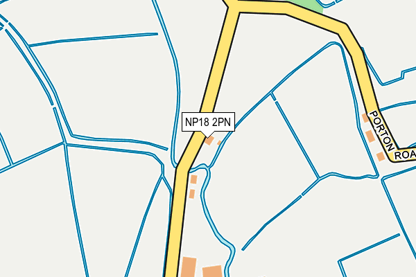 NP18 2PN map - OS OpenMap – Local (Ordnance Survey) NP18 2PN map - OS OpenMap – Local (Ordnance Survey)