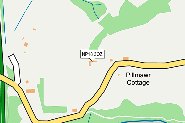 NP18 3QZ map - OS OpenMap – Local (Ordnance Survey) NP18 3QZ map - OS OpenMap – Local (Ordnance Survey)
