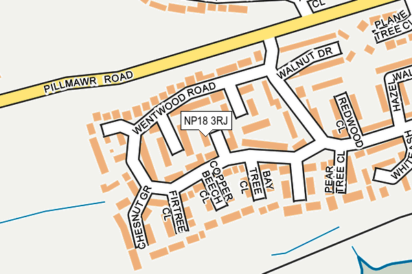 NP18 3RJ map - OS OpenMap – Local (Ordnance Survey) NP18 3RJ map - OS OpenMap – Local (Ordnance Survey)