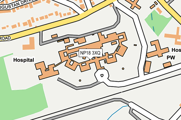 NP18 3XQ map - OS OpenMap – Local (Ordnance Survey) NP18 3XQ map - OS OpenMap – Local (Ordnance Survey)