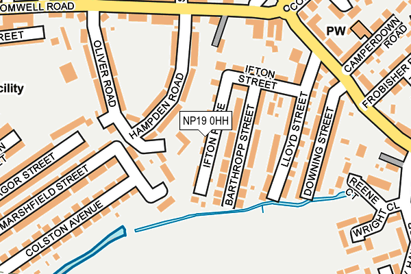 NP19 0HH map - OS OpenMap – Local (Ordnance Survey) NP19 0HH map - OS OpenMap – Local (Ordnance Survey)