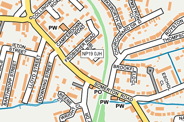 NP19 0JH map - OS OpenMap – Local (Ordnance Survey) NP19 0JH map - OS OpenMap – Local (Ordnance Survey)