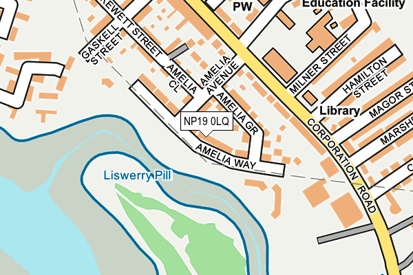 NP19 0LQ map - OS OpenMap – Local (Ordnance Survey) NP19 0LQ map - OS OpenMap – Local (Ordnance Survey)