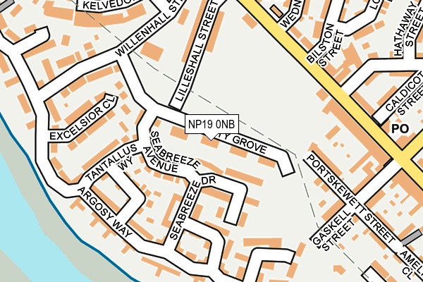 NP19 0NB map - OS OpenMap – Local (Ordnance Survey) NP19 0NB map - OS OpenMap – Local (Ordnance Survey)