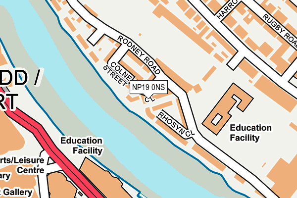 NP19 0NS map - OS OpenMap – Local (Ordnance Survey) NP19 0NS map - OS OpenMap – Local (Ordnance Survey)