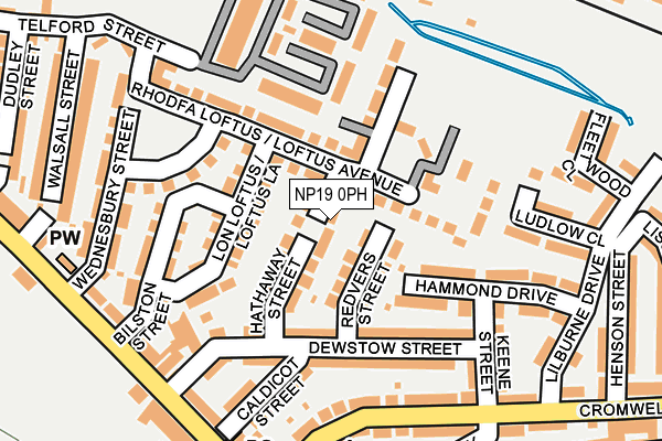 NP19 0PH map - OS OpenMap – Local (Ordnance Survey) NP19 0PH map - OS OpenMap – Local (Ordnance Survey)