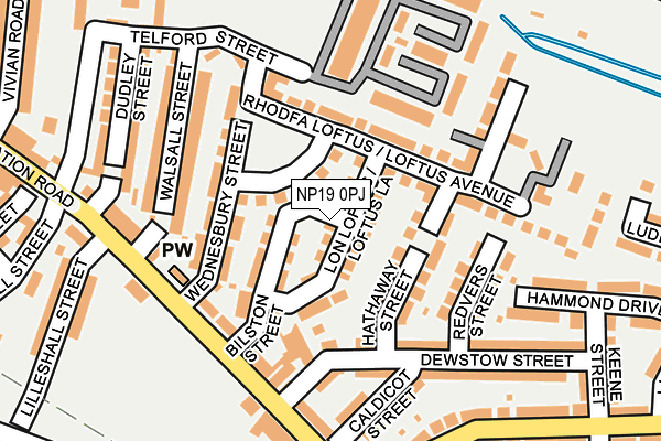 NP19 0PJ map - OS OpenMap – Local (Ordnance Survey) NP19 0PJ map - OS OpenMap – Local (Ordnance Survey)
