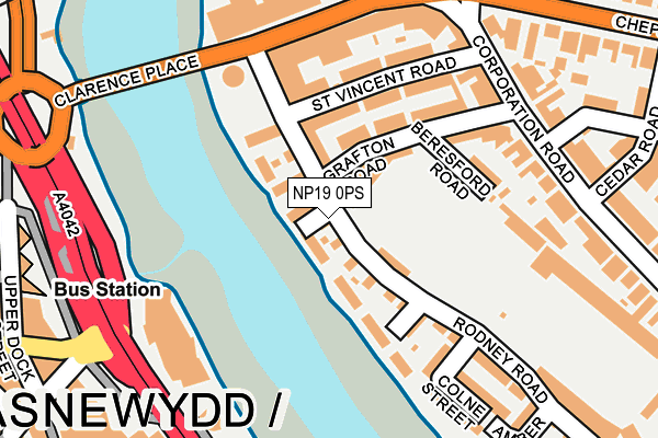 NP19 0PS map - OS OpenMap – Local (Ordnance Survey) NP19 0PS map - OS OpenMap – Local (Ordnance Survey)