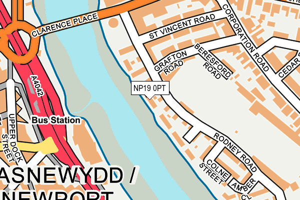 NP19 0PT map - OS OpenMap – Local (Ordnance Survey) NP19 0PT map - OS OpenMap – Local (Ordnance Survey)