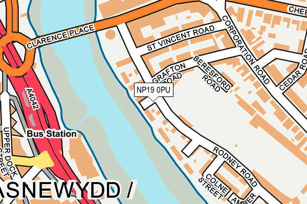 NP19 0PU map - OS OpenMap – Local (Ordnance Survey) NP19 0PU map - OS OpenMap – Local (Ordnance Survey)