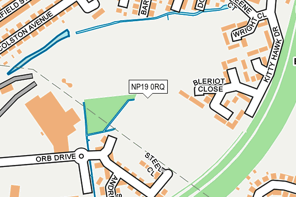 NP19 0RQ map - OS OpenMap – Local (Ordnance Survey) NP19 0RQ map - OS OpenMap – Local (Ordnance Survey)