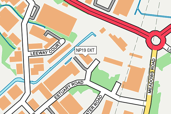 NP19 0XT map - OS OpenMap – Local (Ordnance Survey) NP19 0XT map - OS OpenMap – Local (Ordnance Survey)
