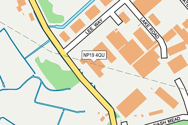 NP19 4QU map - OS OpenMap – Local (Ordnance Survey) NP19 4QU map - OS OpenMap – Local (Ordnance Survey)
