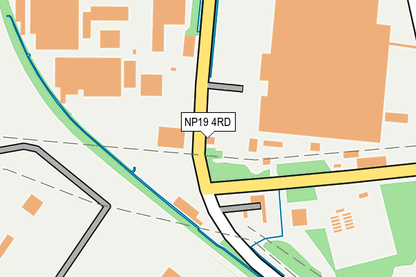 NP19 4RD map - OS OpenMap – Local (Ordnance Survey) NP19 4RD map - OS OpenMap – Local (Ordnance Survey)