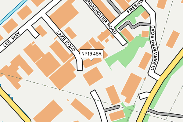NP19 4SR map - OS OpenMap – Local (Ordnance Survey) NP19 4SR map - OS OpenMap – Local (Ordnance Survey)