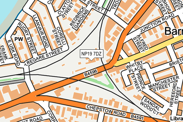 NP19 7DZ map - OS OpenMap – Local (Ordnance Survey) NP19 7DZ map - OS OpenMap – Local (Ordnance Survey)