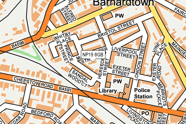 NP19 8GB map - OS OpenMap – Local (Ordnance Survey) NP19 8GB map - OS OpenMap – Local (Ordnance Survey)