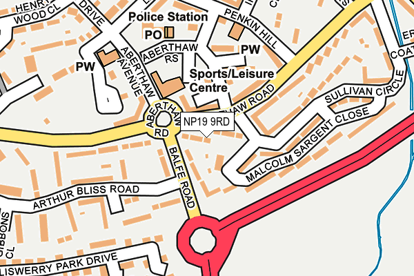 NP19 9RD map - OS OpenMap – Local (Ordnance Survey) NP19 9RD map - OS OpenMap – Local (Ordnance Survey)