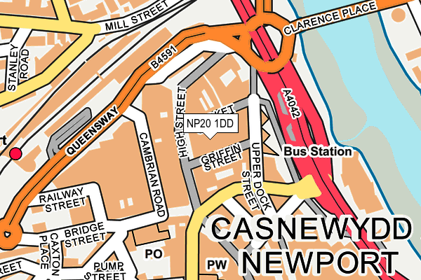 NP20 1DD map - OS OpenMap – Local (Ordnance Survey) NP20 1DD map - OS OpenMap – Local (Ordnance Survey)