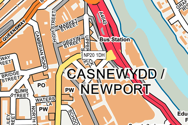 NP20 1DH map - OS OpenMap – Local (Ordnance Survey)