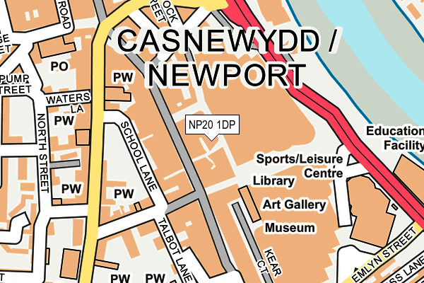 NP20 1DP map - OS OpenMap – Local (Ordnance Survey)