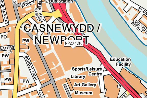 NP20 1DR map - OS OpenMap – Local (Ordnance Survey) NP20 1DR map - OS OpenMap – Local (Ordnance Survey)