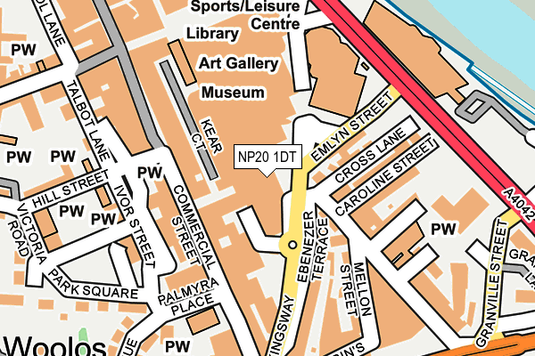NP20 1DT map - OS OpenMap – Local (Ordnance Survey) NP20 1DT map - OS OpenMap – Local (Ordnance Survey)