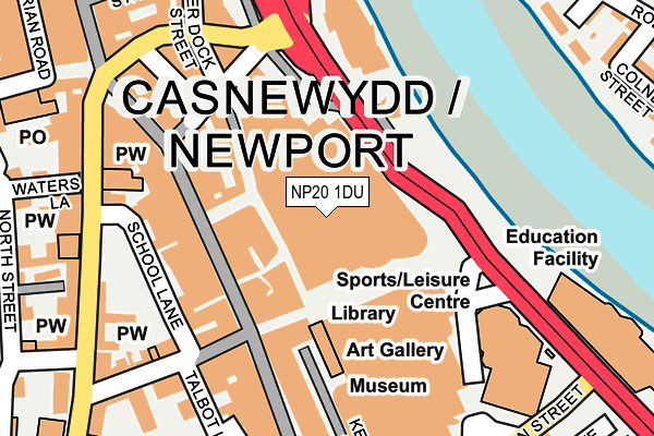 NP20 1DU map - OS OpenMap – Local (Ordnance Survey) NP20 1DU map - OS OpenMap – Local (Ordnance Survey)