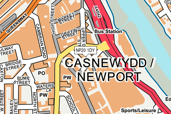 NP20 1DY map - OS OpenMap – Local (Ordnance Survey) NP20 1DY map - OS OpenMap – Local (Ordnance Survey)