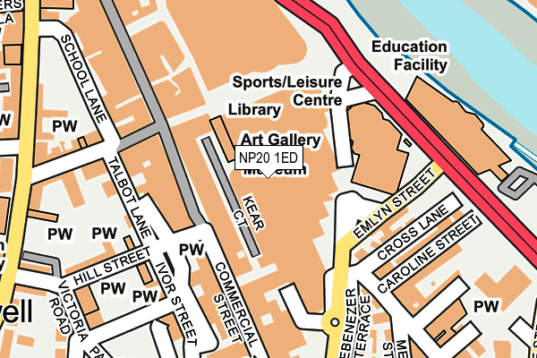 NP20 1ED map - OS OpenMap – Local (Ordnance Survey) NP20 1ED map - OS OpenMap – Local (Ordnance Survey)