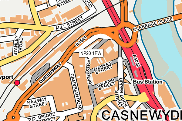 NP20 1FW map - OS OpenMap – Local (Ordnance Survey) NP20 1FW map - OS OpenMap – Local (Ordnance Survey)