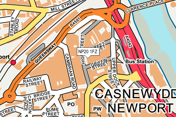NP20 1FZ map - OS OpenMap – Local (Ordnance Survey) NP20 1FZ map - OS OpenMap – Local (Ordnance Survey)