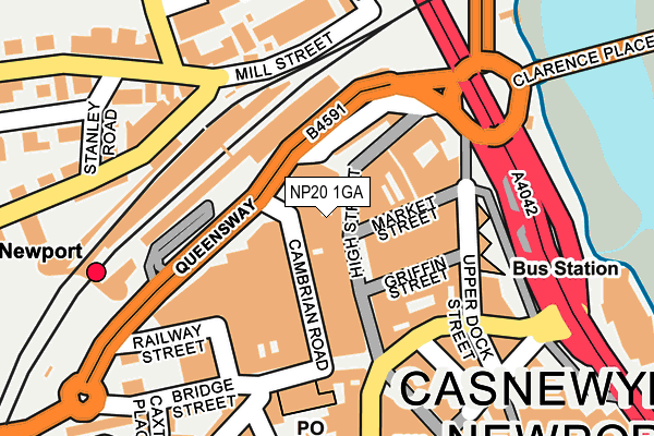 NP20 1GA map - OS OpenMap – Local (Ordnance Survey) NP20 1GA map - OS OpenMap – Local (Ordnance Survey)
