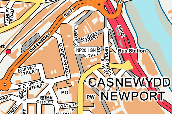 NP20 1GN map - OS OpenMap – Local (Ordnance Survey) NP20 1GN map - OS OpenMap – Local (Ordnance Survey)