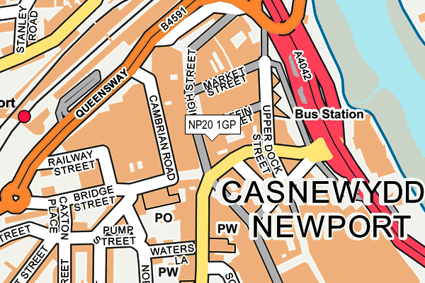 NP20 1GP map - OS OpenMap – Local (Ordnance Survey) NP20 1GP map - OS OpenMap – Local (Ordnance Survey)