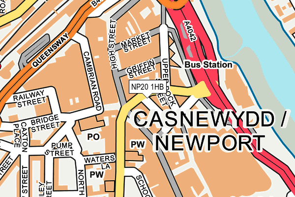 NP20 1HB map - OS OpenMap – Local (Ordnance Survey) NP20 1HB map - OS OpenMap – Local (Ordnance Survey)