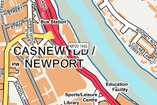 NP20 1HG map - OS OpenMap – Local (Ordnance Survey) NP20 1HG map - OS OpenMap – Local (Ordnance Survey)