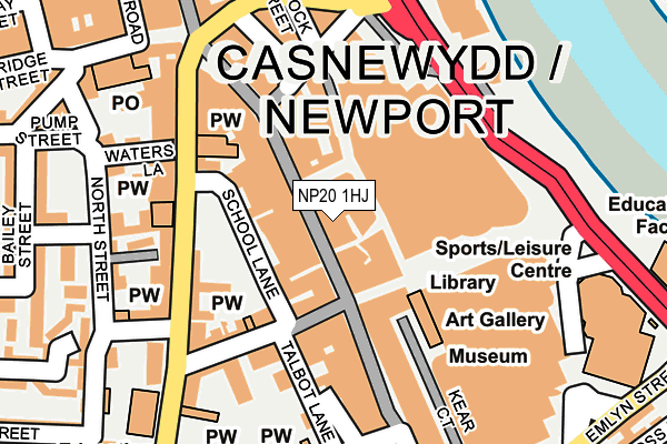 NP20 1HJ map - OS OpenMap – Local (Ordnance Survey) NP20 1HJ map - OS OpenMap – Local (Ordnance Survey)